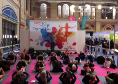 Pilates for yoga - Jamie Isaac Om Yoga Show, London